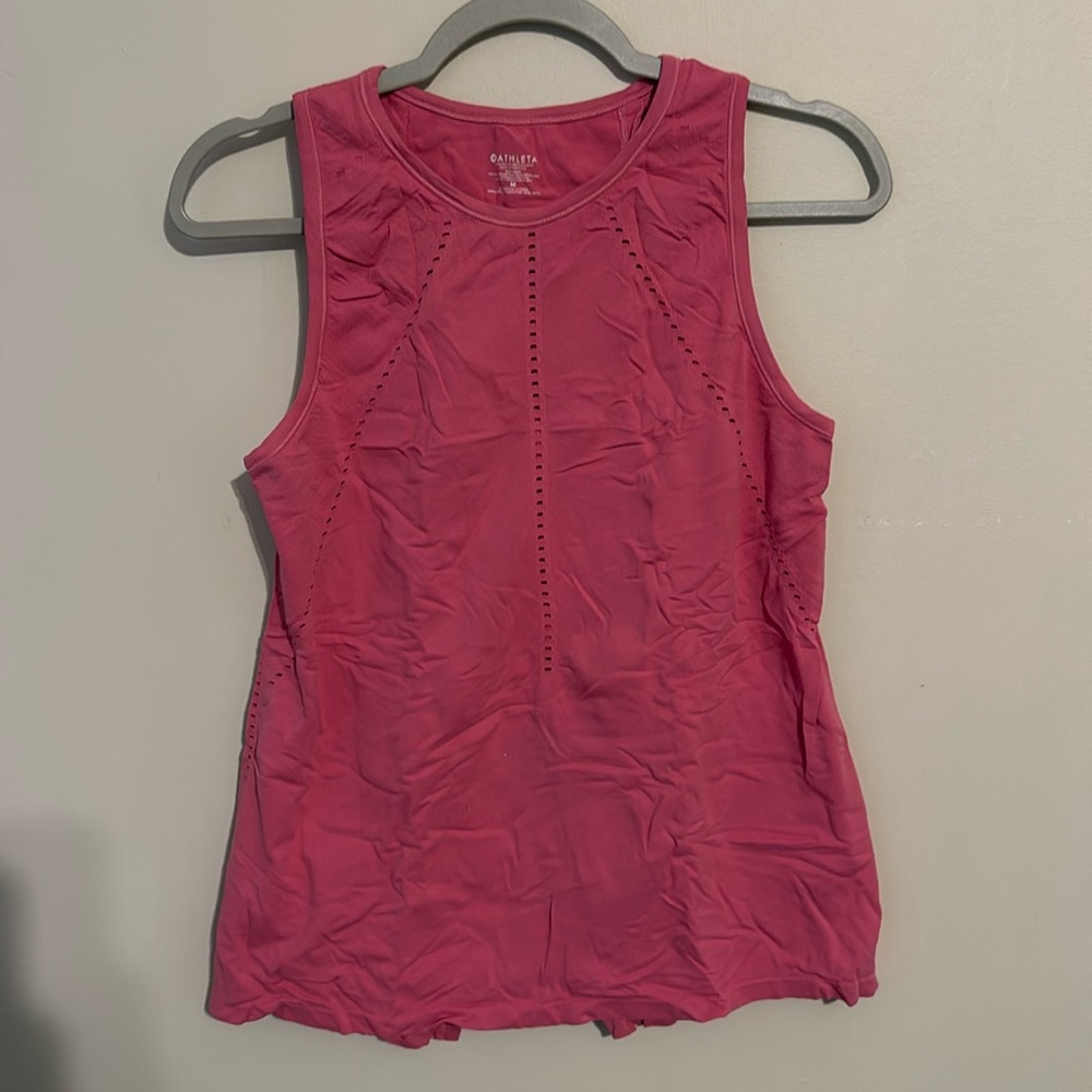 Pink hiking tank
